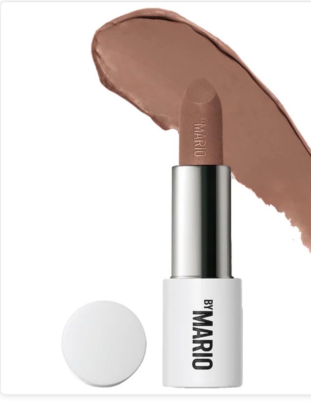 Makeup By Mario Matte Lipstick in Nude Brown